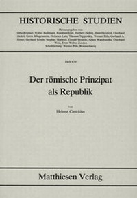 Enlarge image Cover: Der römische Prinzipat als Republik - Matthiesen