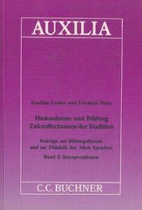 Abbildung von: Auxilia / Humanismus und Bildung II - Buchner, C.C.