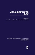 Cover: Jean-Baptiste Say - Routledge