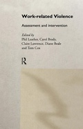 Cover: Work-Related Violence - Routledge