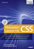 Cover: Webseiten-Layout mit CSS - FRANZIS GmbH