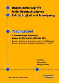 Abbildung von: Unbestimmte Begriffe in der Begutachtung von Fahrtüchtigkeit und Fahreignung - Kirschbaum