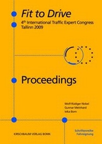 Abbildung von: Fit to Drive - Tagungsband zum 4. Internationalen Fit to Drive-Kongress in Tallin 2009 - Kirschbaum