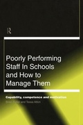 Cover: Poorly Performing Staff in Schools and How to Manage Them - Routledge