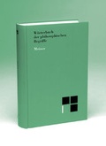 Cover: W&ouml;rterbuch der philosophischen Begriffe - Meiner