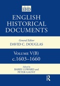 Cover: English Historical Documents, 1603-1660 - Routledge