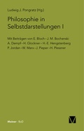 Cover: Philosophie in Selbstdarstellungen I - Meiner