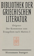 Cover: Der Kommentar zum Evangelium nach Matt&auml;us - Hiersemann, A