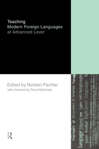Enlarge image Cover: Teaching Modern Foreign Languages at Advanced Level - Routledge