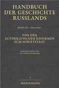 Cover: Handbuch der Geschichte Russlands - Hiersemann, A