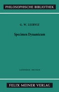 Cover: Specimen Dynamicum - Meiner