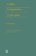 Cover: Celtic Linguistics 1700-1850 - Routledge
