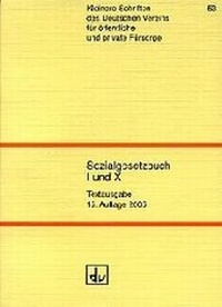 Abbildung von: Sozialgesetzbuch I und X - Lambertus