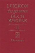 Cover: Lexikon des gesamten Buchwesens - Hiersemann, A