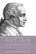 Cover: Kant, Duty and Moral Worth - Routledge