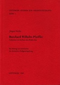 Cover: Burchard Wilhelm Pfeiffer - Gedanken zur Reform des Zivilrechts - Hansen-Schmidt, Hans