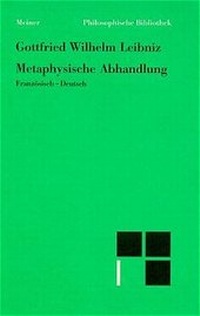 Bild vergrößern Bild: Metaphysische Abhandlung - Meiner
