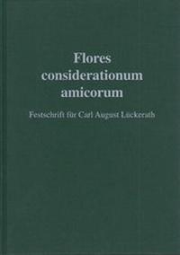 Enlarge image Cover: Flores considerationum amicorum - Hansen-Schmidt, Hans