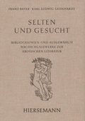 Cover: Selten und Gesucht - Hiersemann, A