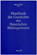 Cover: Handbuch der Geschichte des Bayerischen Bildungswesens - Verlag Julius Klinkhardt
