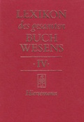 Cover: Lexikon des gesamten Buchwesens - Hiersemann, A