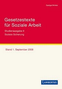 Abbildung von: Gesetzestexte für Soziale Arbeit - Lambertus