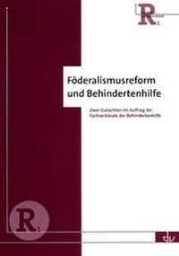 Abbildung von: Föderalismusreform und Behindertenhilfe - Lambertus