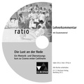 Cover: Sammlung ratio / Die Lust an der Rede LK - Buchner, C.C.