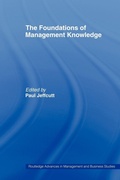 Cover: The Foundations of Management Knowledge - Routledge