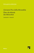 Cover: De hominis dignitate. &Uuml;ber die W&uuml;rde des Menschen - Meiner
