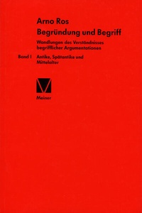 Enlarge image Cover: Begründung und Begriff - Meiner