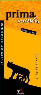Abbildung von: prima.nova Latein lernen / prima.nova Vokabelkartei 1 - Buchner, C.C.