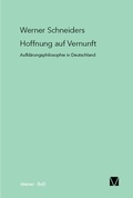 Cover: Hoffnung auf Vernunft - Meiner