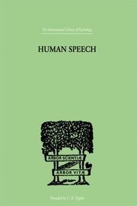 Enlarge image Cover: Human Speech - Routledge