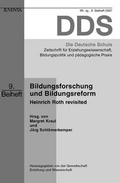 Cover: Bildungsforschung und Bildungsreform - Juventa Verlag ein Imprint der Beltz Verlagsgruppe GmbH & Co. KG