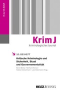 Cover: Kritische Kriminologie und Sicherheit, Staat und Gouvernementalit&auml;t - Beltz Juventa