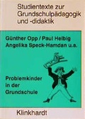 Cover: Problemkinder in der Grundschule - Verlag Julius Klinkhardt