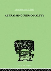 Enlarge image Cover: Appraising Personality - Routledge