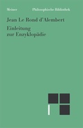 Cover: Einleitung zur Enzyklop&auml;die - Meiner