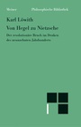 Cover: Von Hegel zu Nietzsche - Meiner