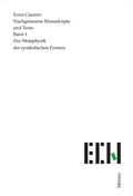 Cover: Zur Metaphysik der symbolischen Formen - Meiner