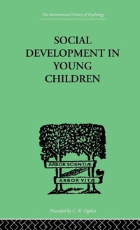Enlarge image Cover: Social Development In Young Children - Routledge