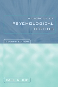 Enlarge image Cover: Handbook of Psychological Testing - Routledge