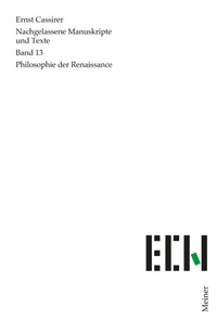 Abbildung von: Philosophie der Renaissance - Meiner