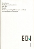 Cover: Vorlesungen zu Hegels Philosophie der Moral, des Staates und der Geschichte - Meiner