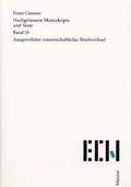 Cover: Briefe. Ausgew&auml;hlter wissenschaftlicher Briefwechsel - Meiner