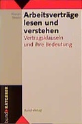Cover: Arbeitsvertr&auml;ge lesen und verstehen - Bund-Verlag