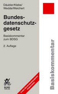 Abbildung von: Bundesdatenschutzgesetz - Bund-Verlag