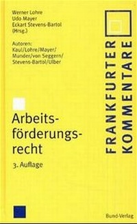 Abbildung von: Arbeitsförderung - Bund-Verlag
