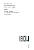 Cover: Leibniz' System in seinen wissenschaftlichen Grundlagen - Meiner